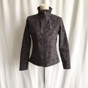 The North Face Apex gray print zip jacket size XS